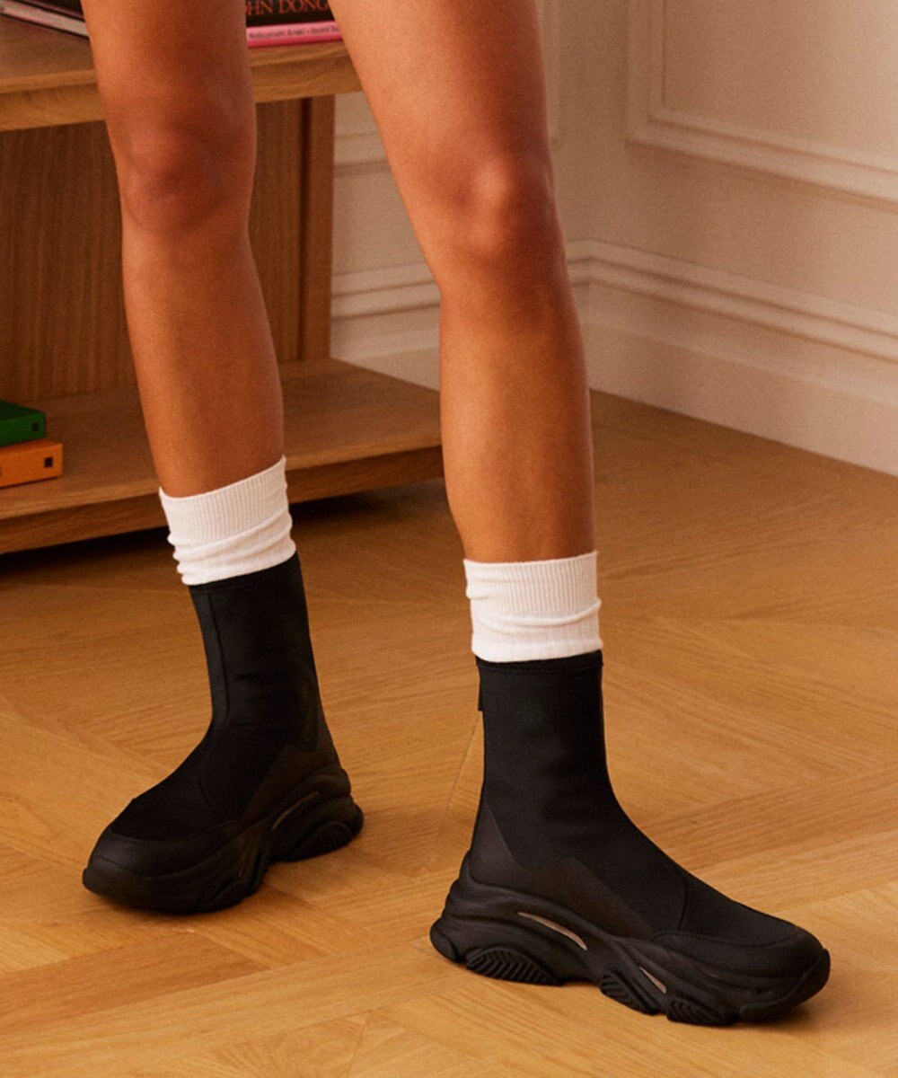 STEVE MADDEN VROOMS バッグジップスニーカーブーツ 