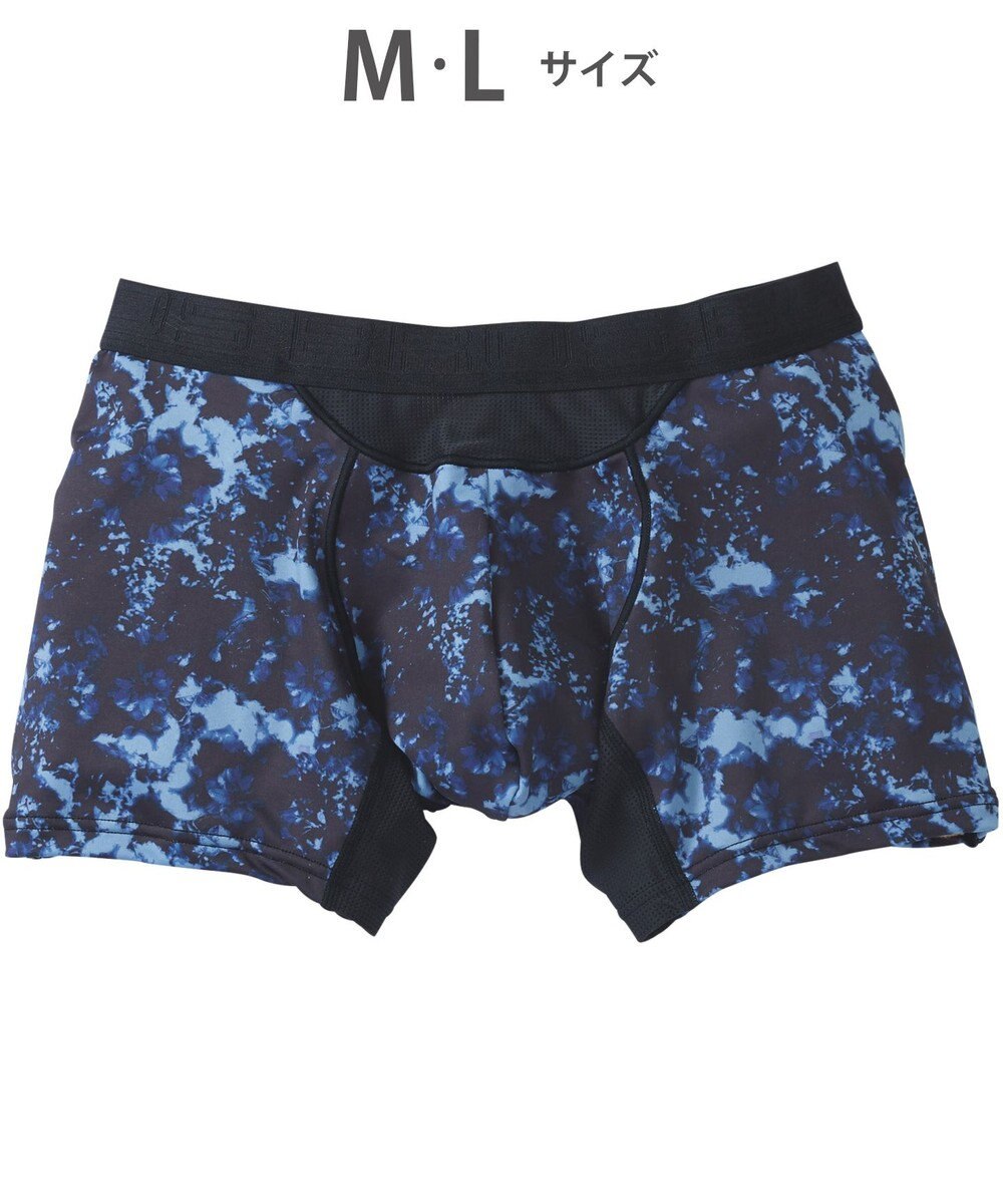 WACOAL MEN ボクサーパンツ 風が通ってムレ軽減。 ダブルエアスルータイプ 吸汗速乾 前閉じ GT3910 /ブロス バイ ワコールメン 