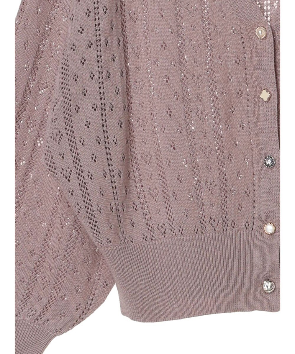 earth music&ecology キラキラボタンハートカーディガン 