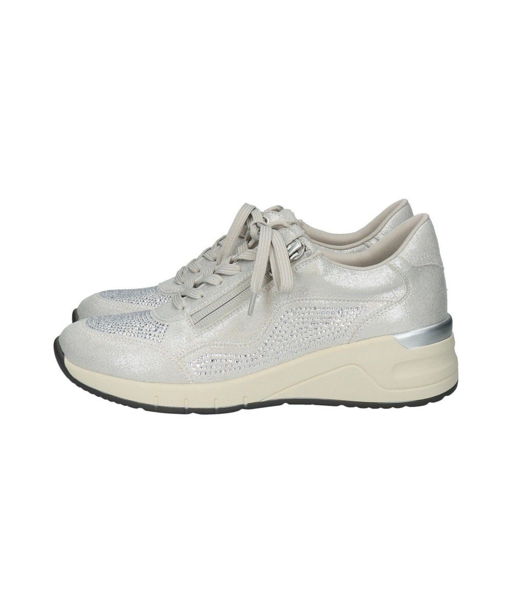 Bridget Birkin 【Round About】ラインストーンサイドジップスニーカー 