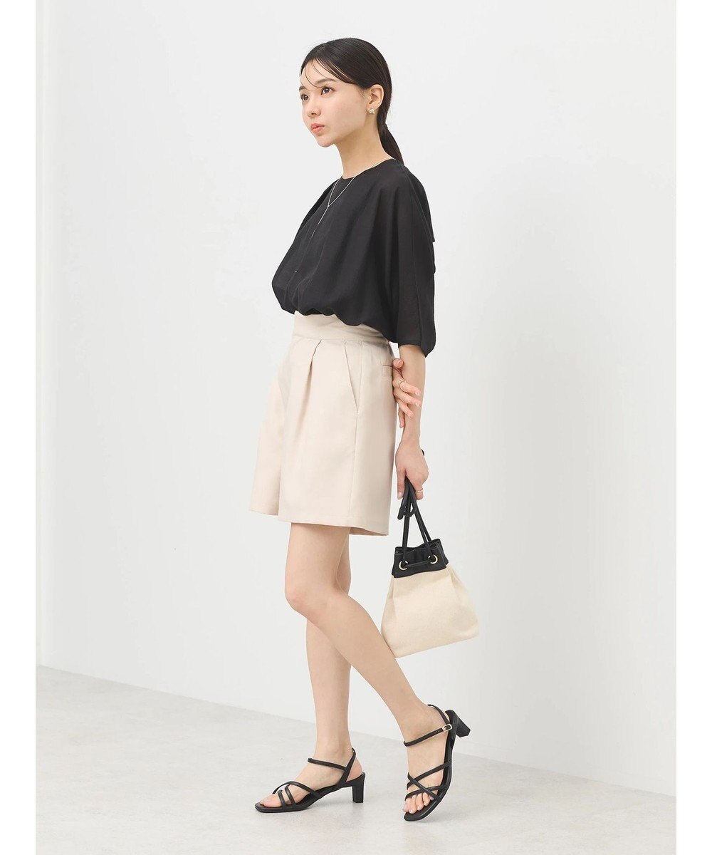 earth music&ecology バルーンスリーブブラウス 