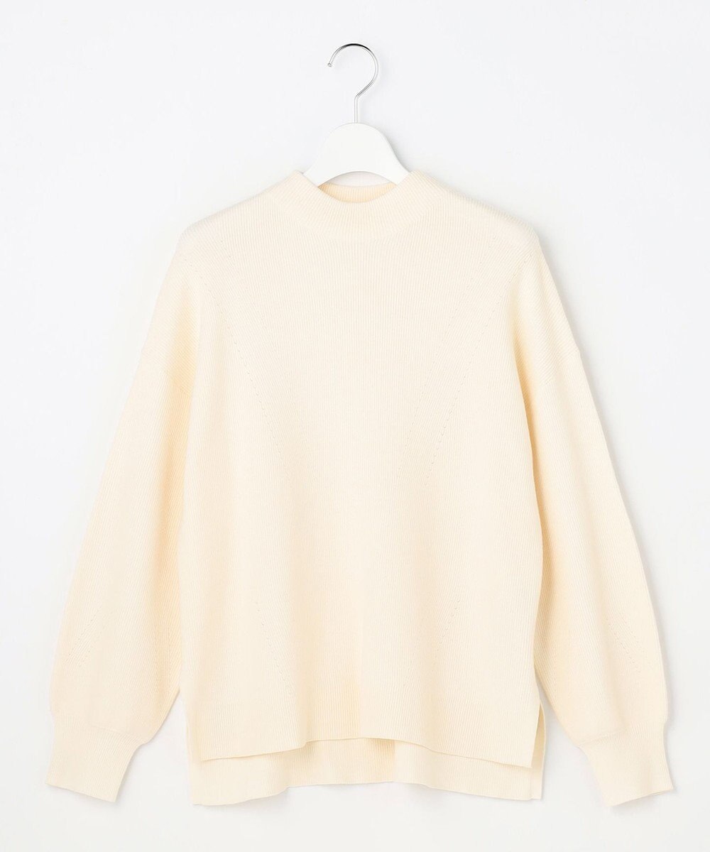 ANY SIS CICA加工 ビューティ畔ボトルネック ニット 