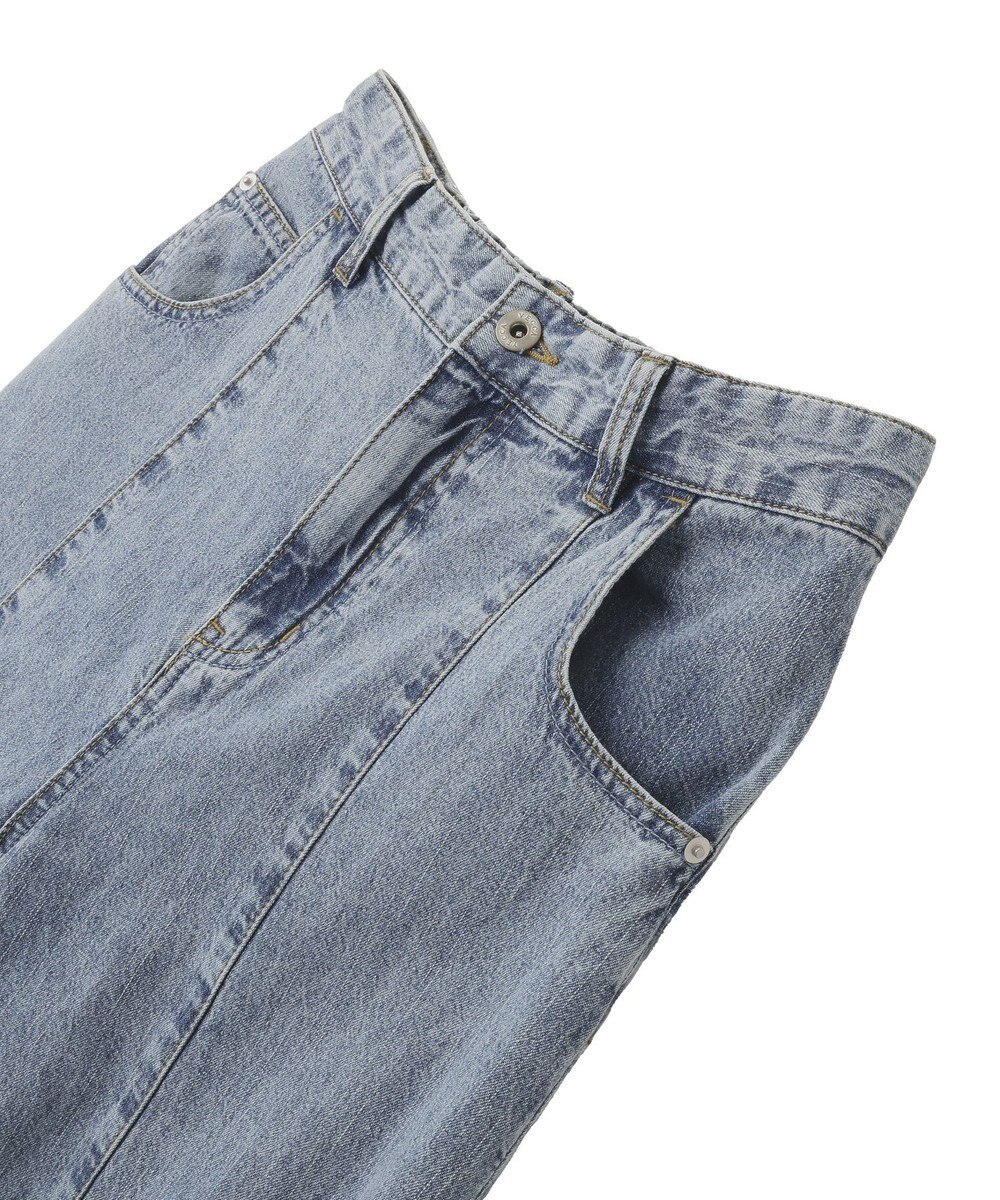 YECCA VECCA 綿麻バギーデニムパンツ 