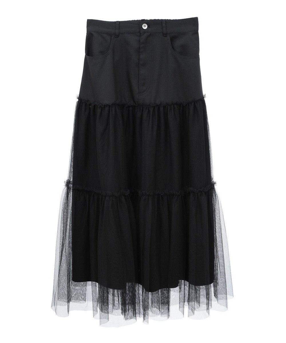 Green Parks ・ELENCARE DUE ハイブリットティアードスカート 