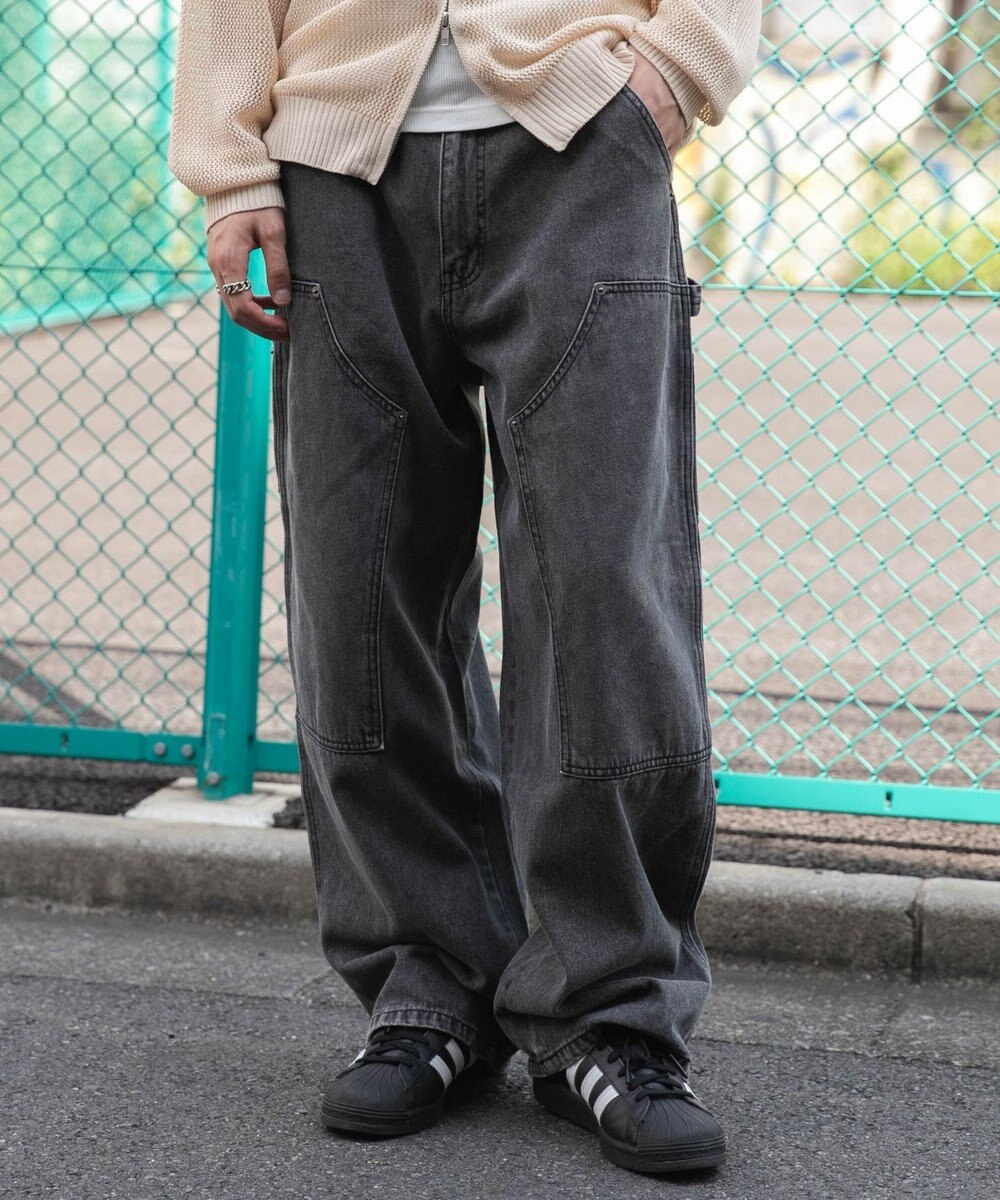 WEGO ワーカーズダブルニーパンツ 