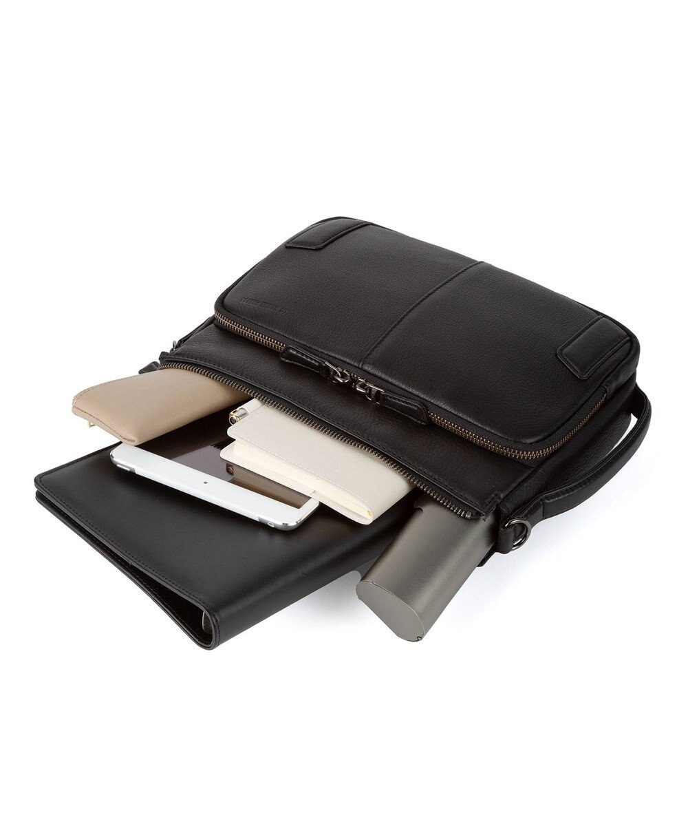 ACE BAGS & LUGGAGE LO HOMME PRESSE アルカイックソフト 本革 横型ショルダーバッグ 71784 ロ・オム・プレッセ 