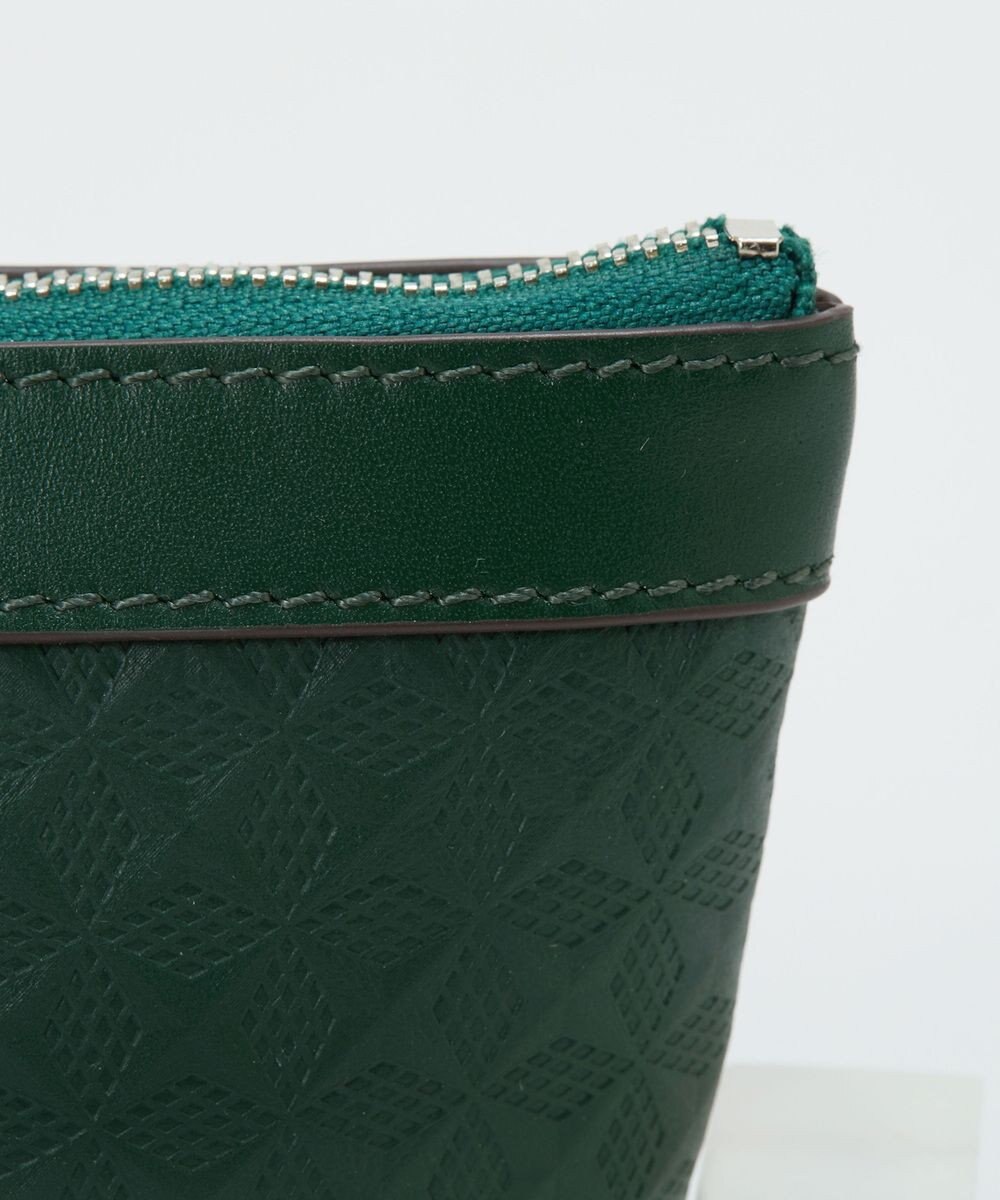 TOPKAPI 【TREASURE TOPKAPI】スムースレザー 幾何柄 マルチケース バッグチャーム 