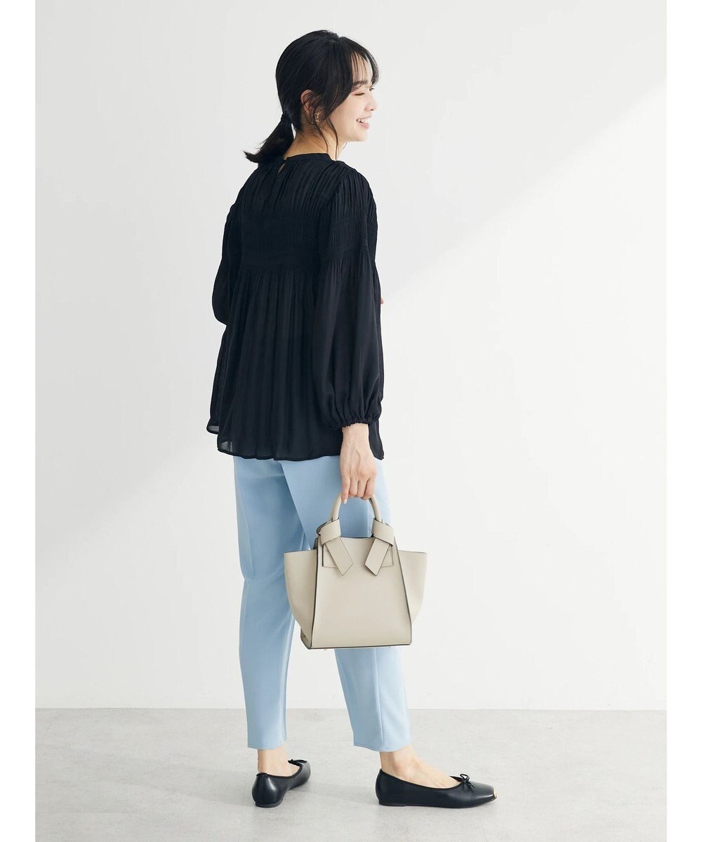 Green Parks マジョリカプリーツブラウス 