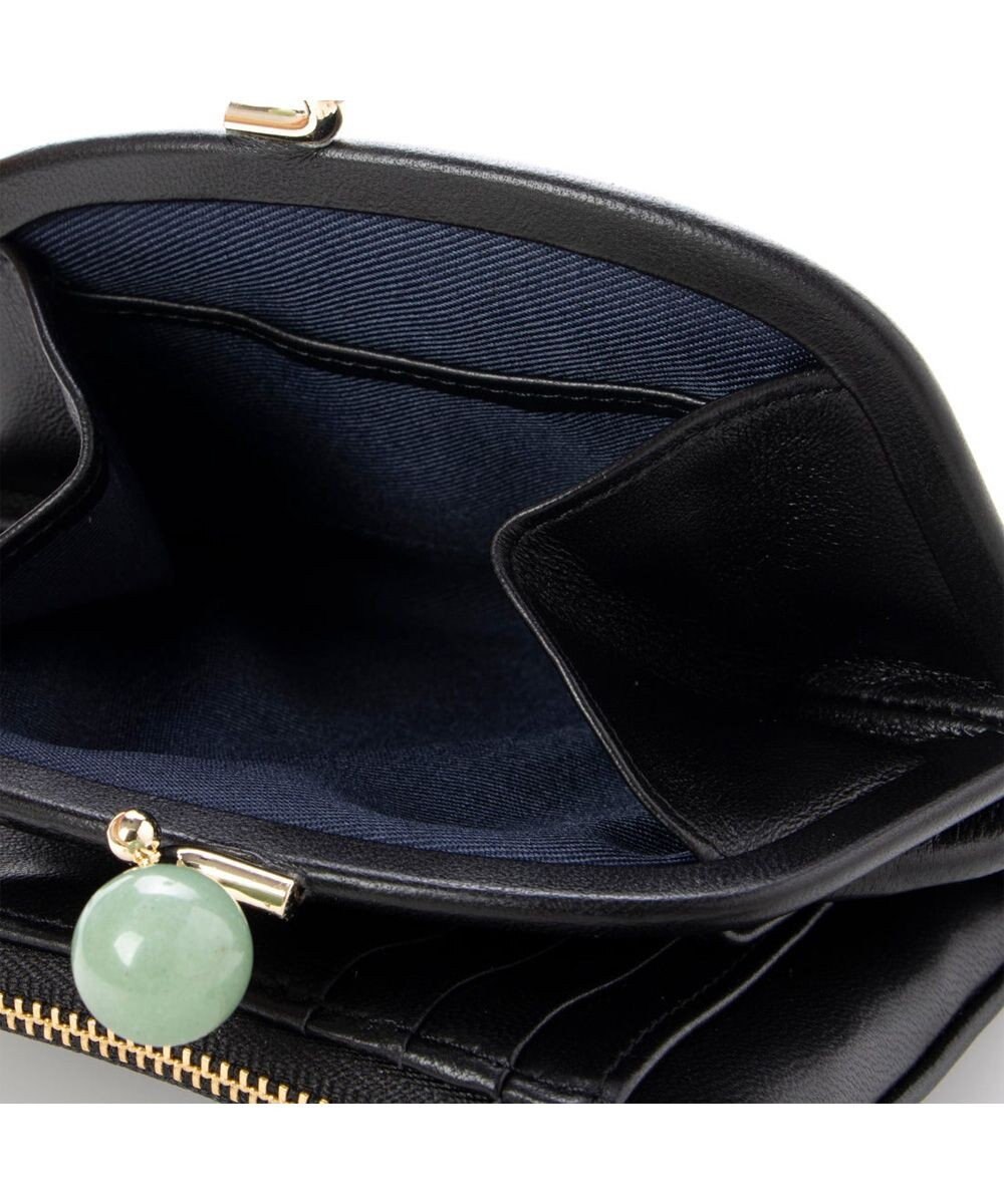 UNBILLION perche ジェムストーンがま口二つ折り財布 