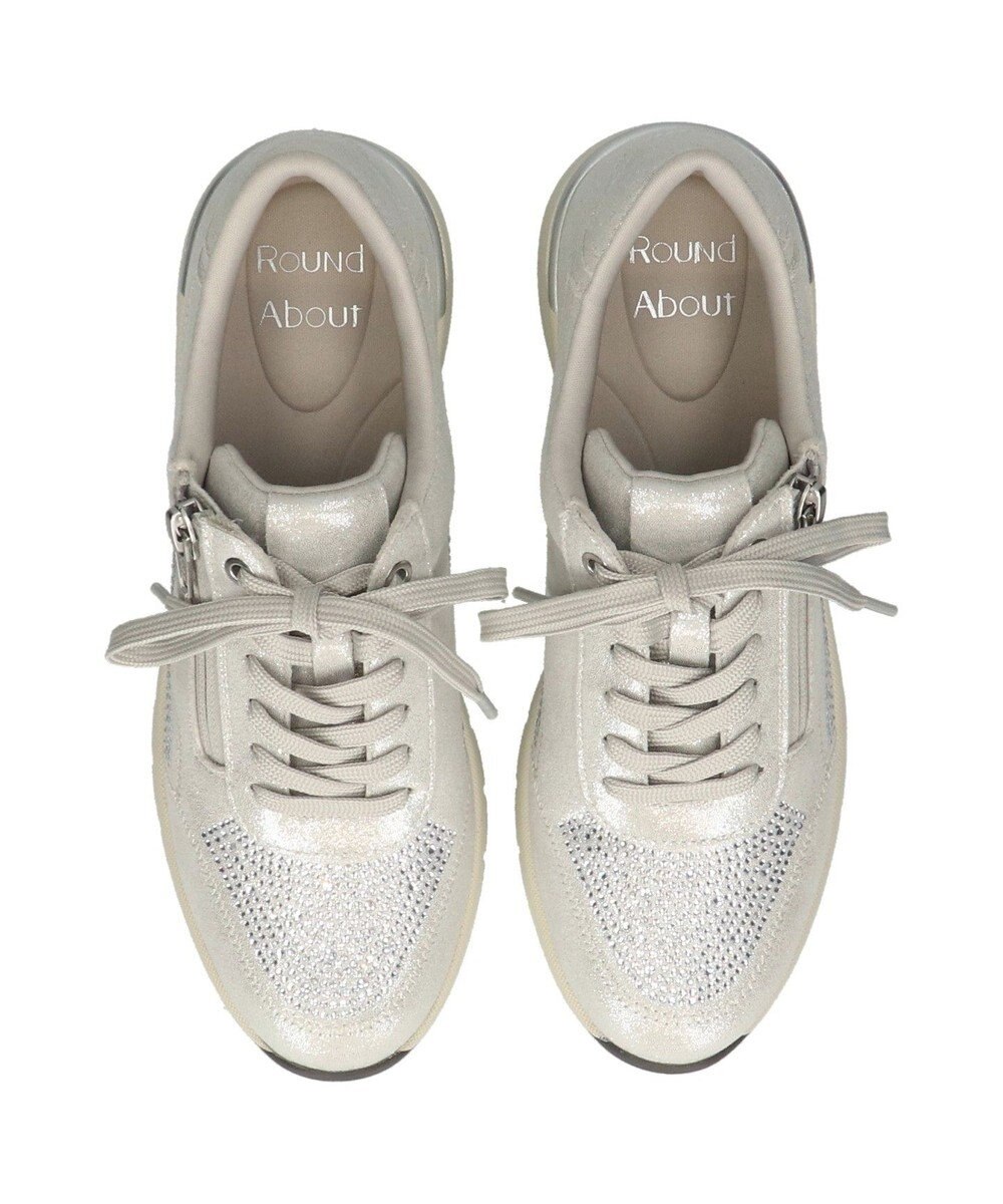 Bridget Birkin 【Round About】ラインストーンサイドジップスニーカー 