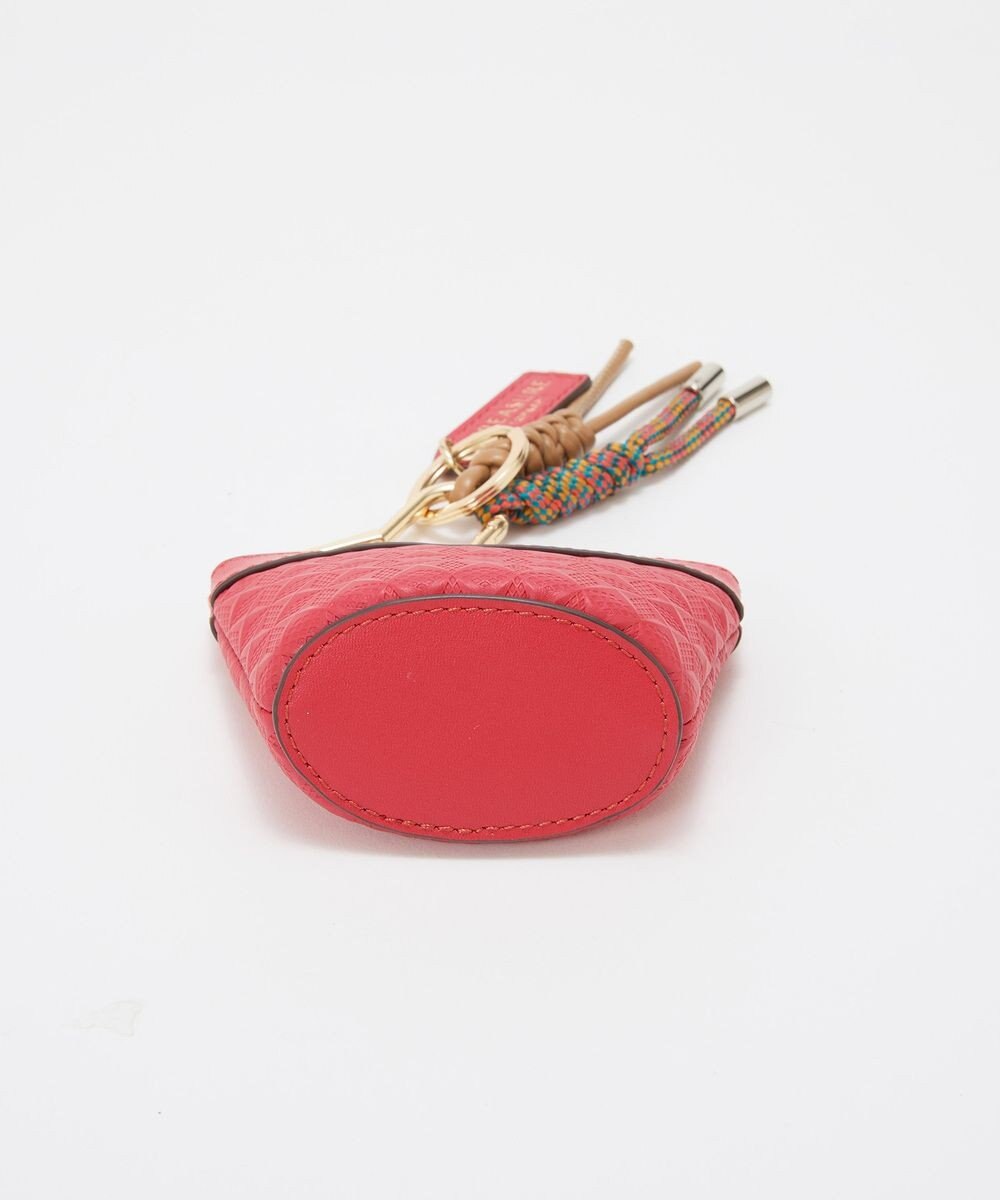 TOPKAPI 【TREASURE TOPKAPI】スムースレザー 幾何柄 マルチケース バッグチャーム 