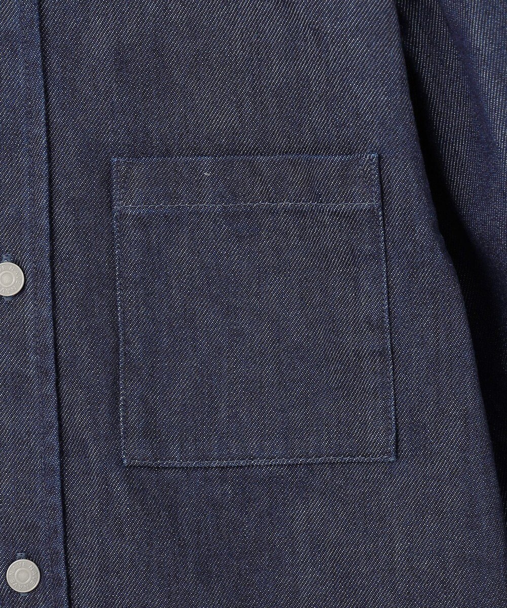 NAVE 【ReNave・セットアップ可/洗える】マーセライズデニムシャツ 