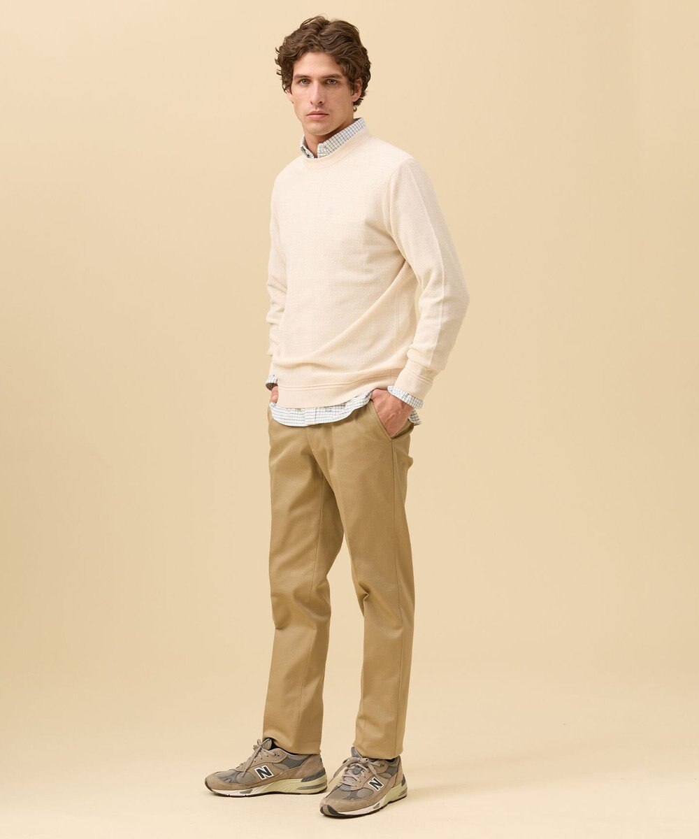 J.PRESS MEN ギマコットンカノコクルーネック ニット 