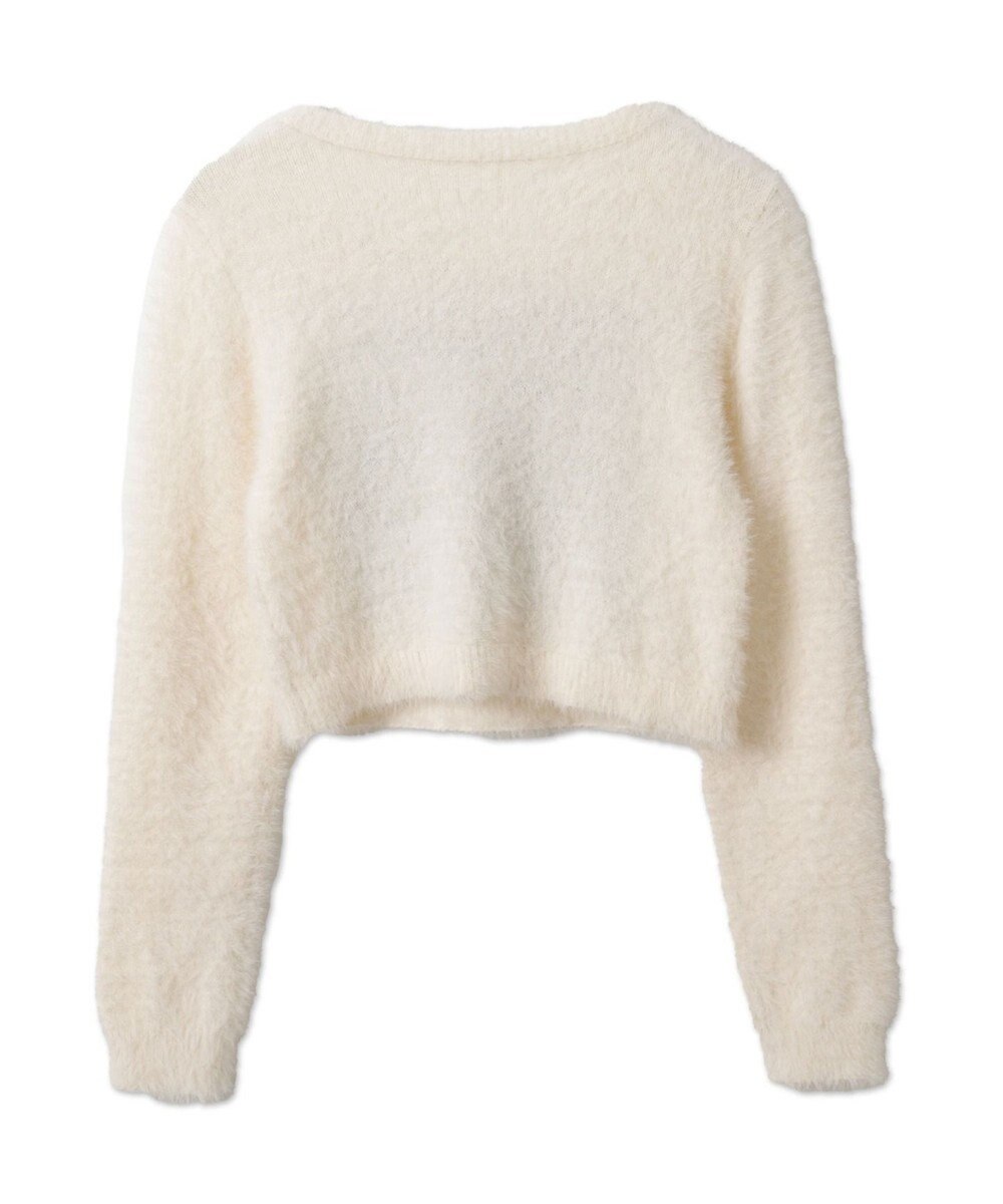 WEGO シャギーロゴコンパクトニット 