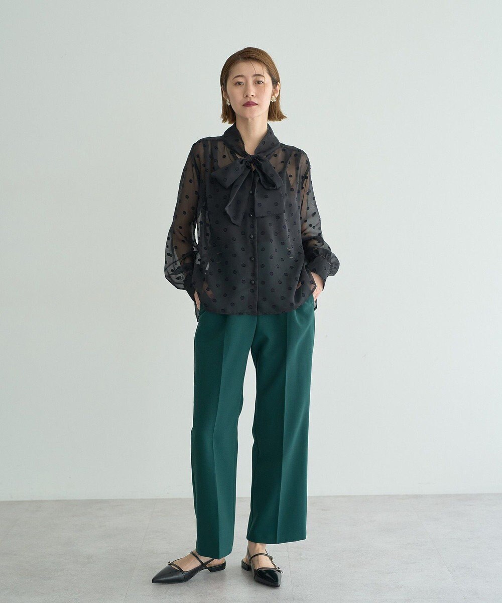 YECCA VECCA サイドベルテッドパンツ 