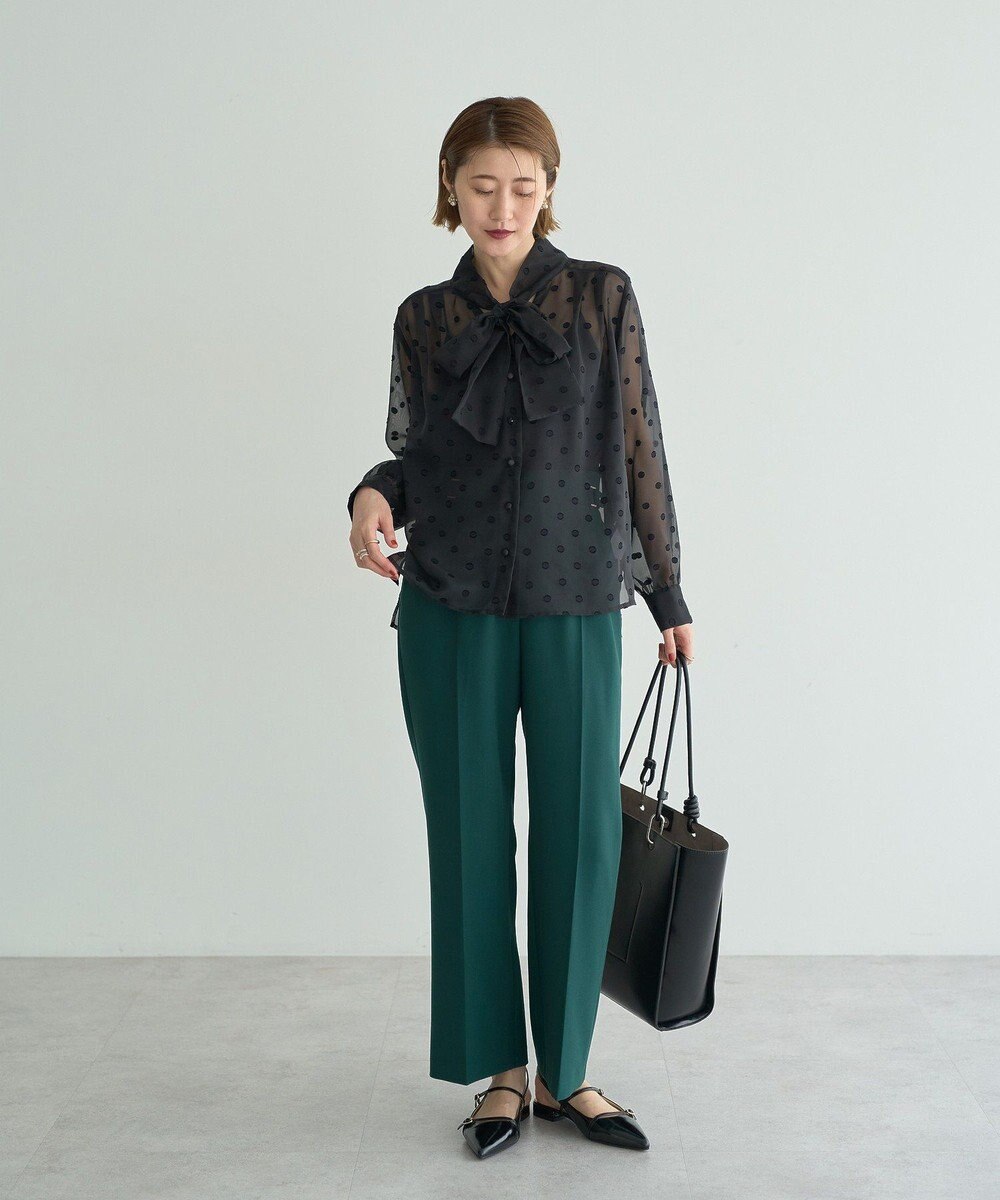 YECCA VECCA サイドベルテッドパンツ 