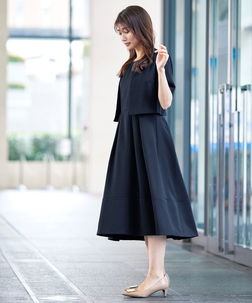 Tiaclasse L 【洗える】ボレロ＆ワンピースセット 