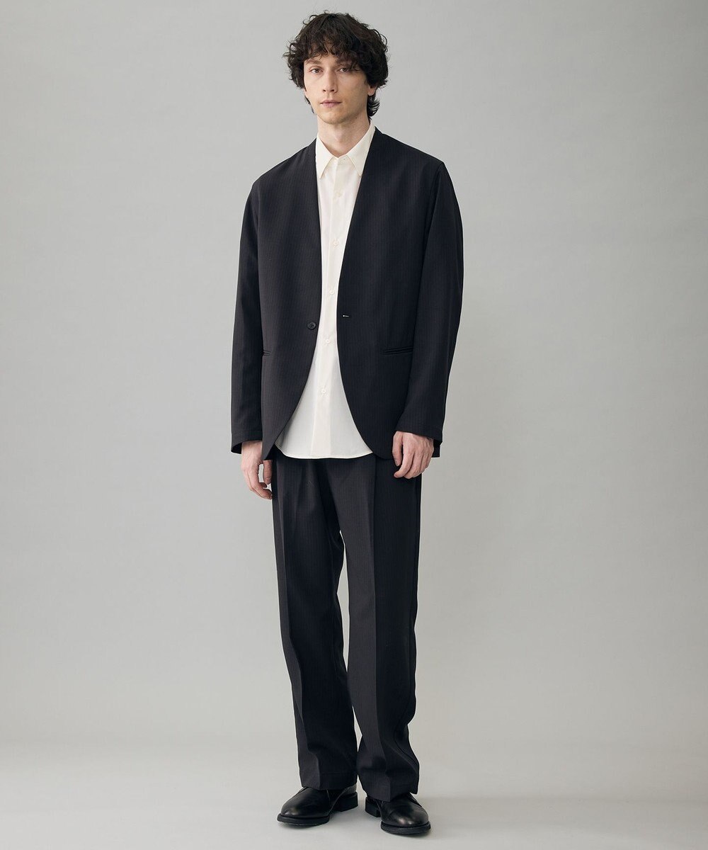 UNFILO MENS ウーリーノ ノーカラージャケット 