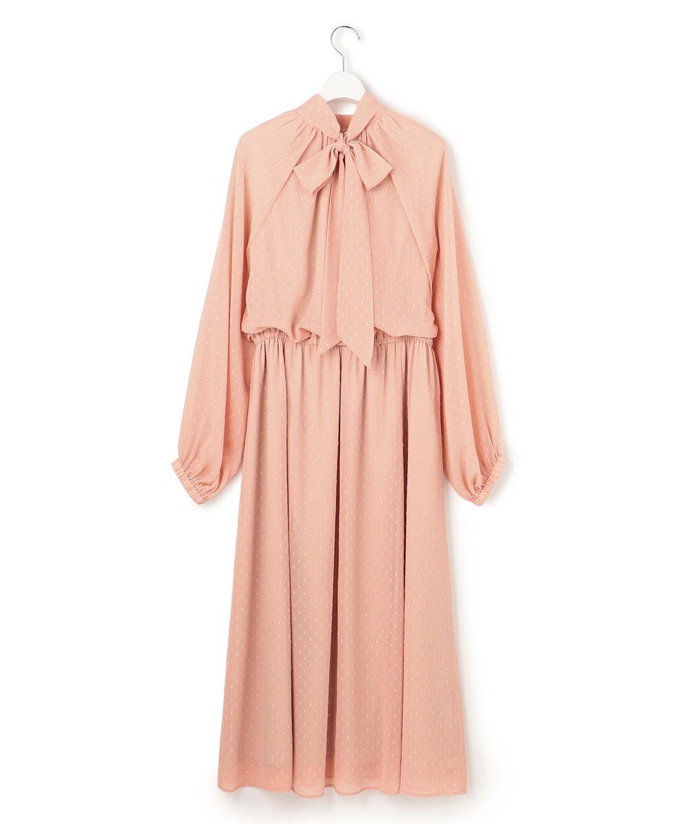 23区 【APPLAUDIR】ドットクレープシフォン ドレス 