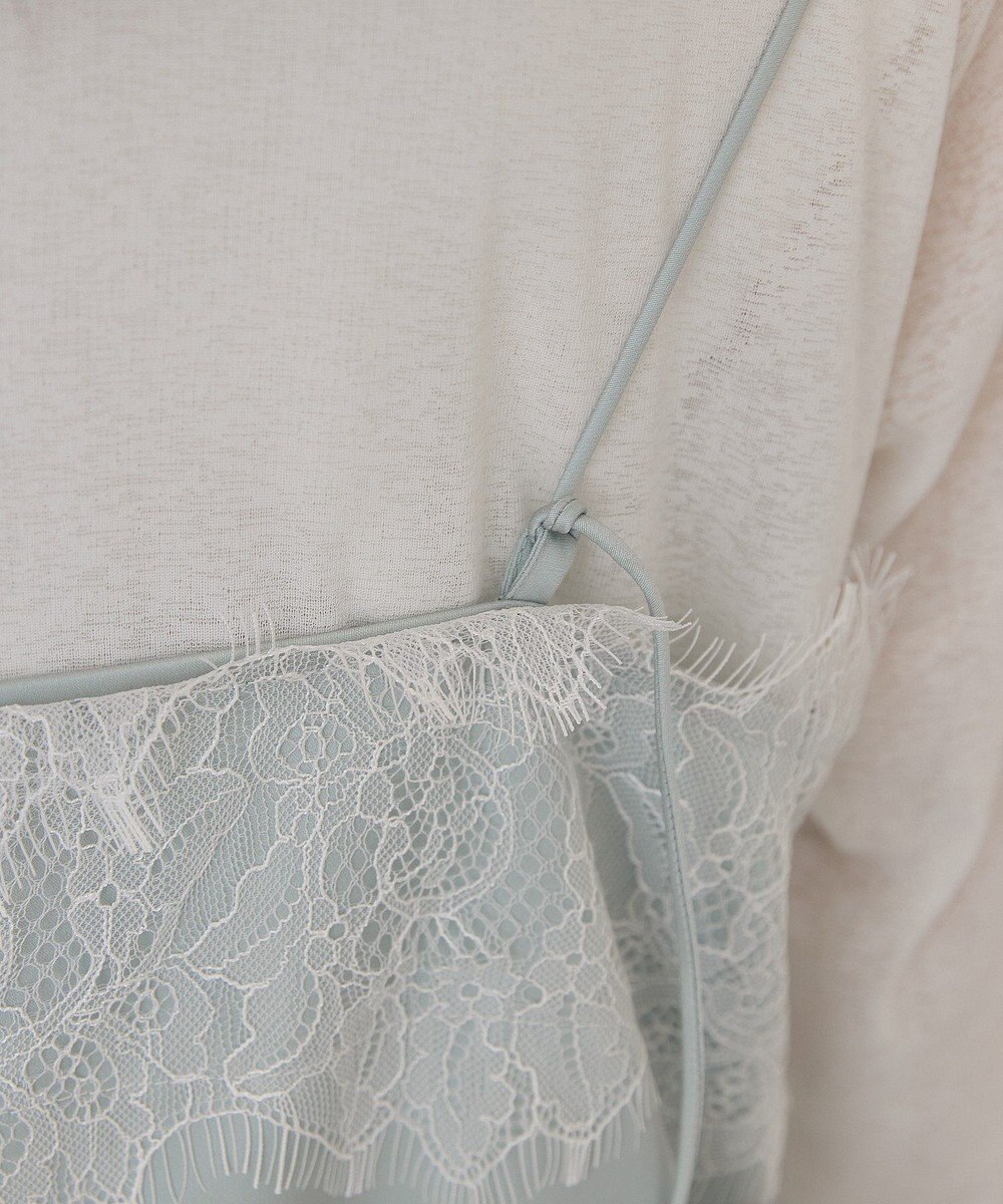 AMERICAN HOLIC レースサテンキャミワンピース 