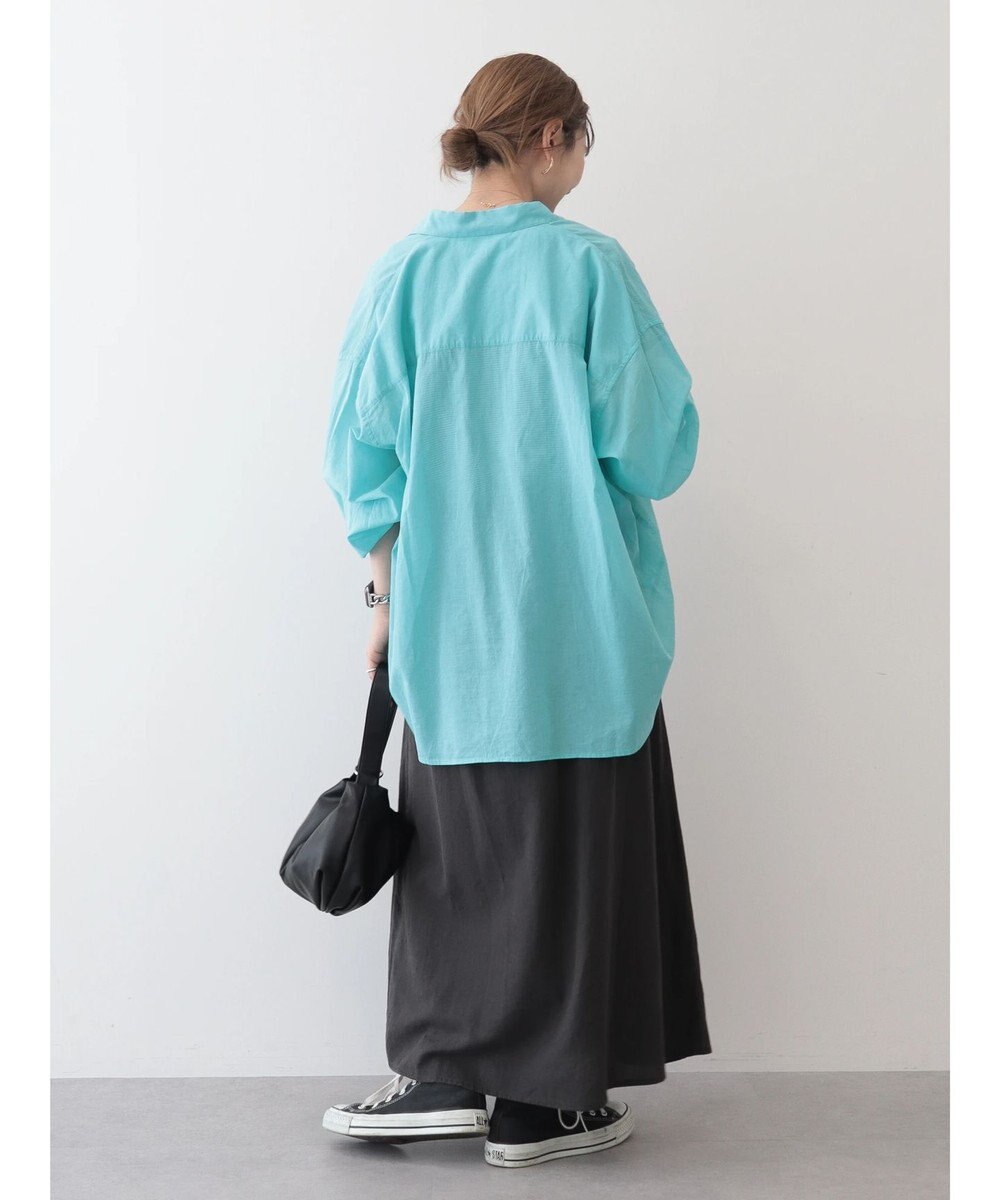 AMERICAN HOLIC 接触冷感＋速乾　強撚シアーボイルＢＩＧシャツ 