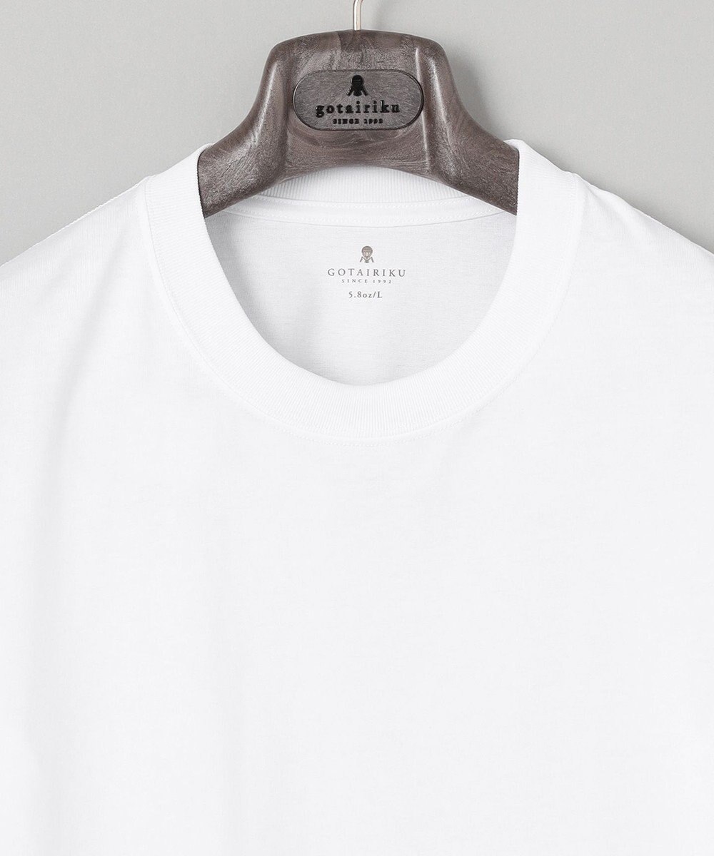 GOTAIRIKU ビジネスインナー/下着兼用【パックT】5.6oz 綿100％ スムース光沢加工 Tシャツ（クルーネック/2枚セット） 
