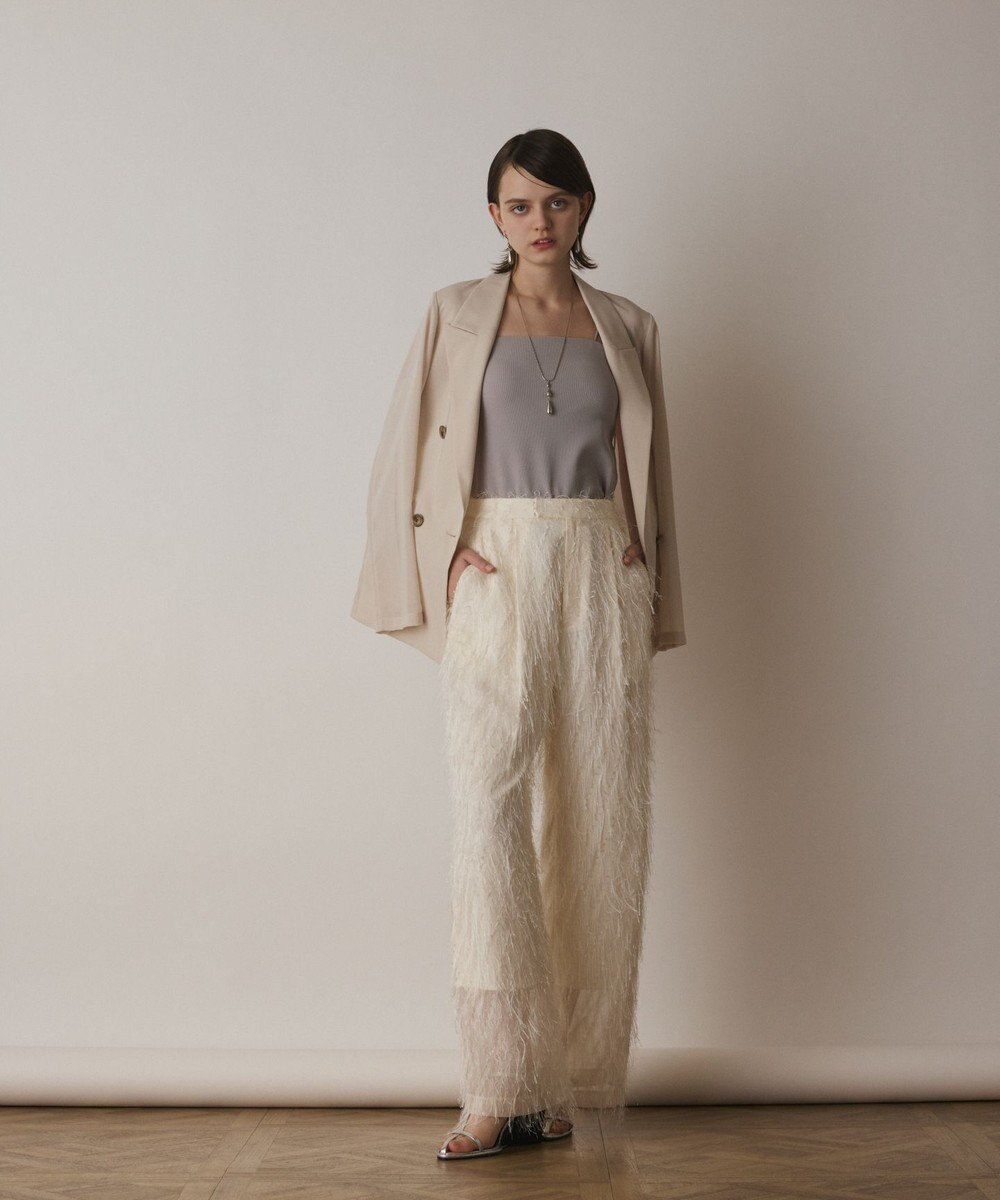 GRACE CONTINENTAL シアーテーラードジャケット 