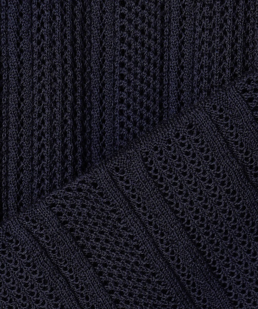 自由区 【ワコールコラボ】【カタログ掲載・洗える】レーシーニット ドレス 