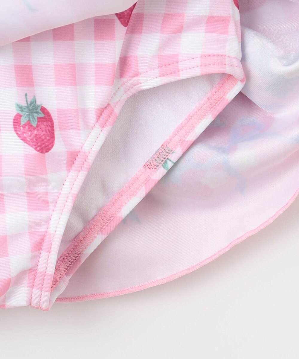 ANY KIDS ギンガム×フルーツ ワンピース水着 