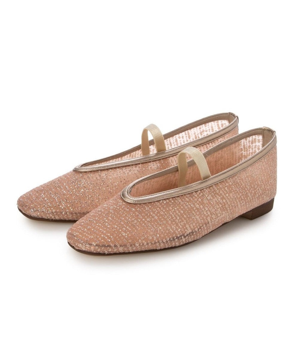 MODE ET JACOMO <MODE ET JACOMO>ストラップチュールフラットパンプス 