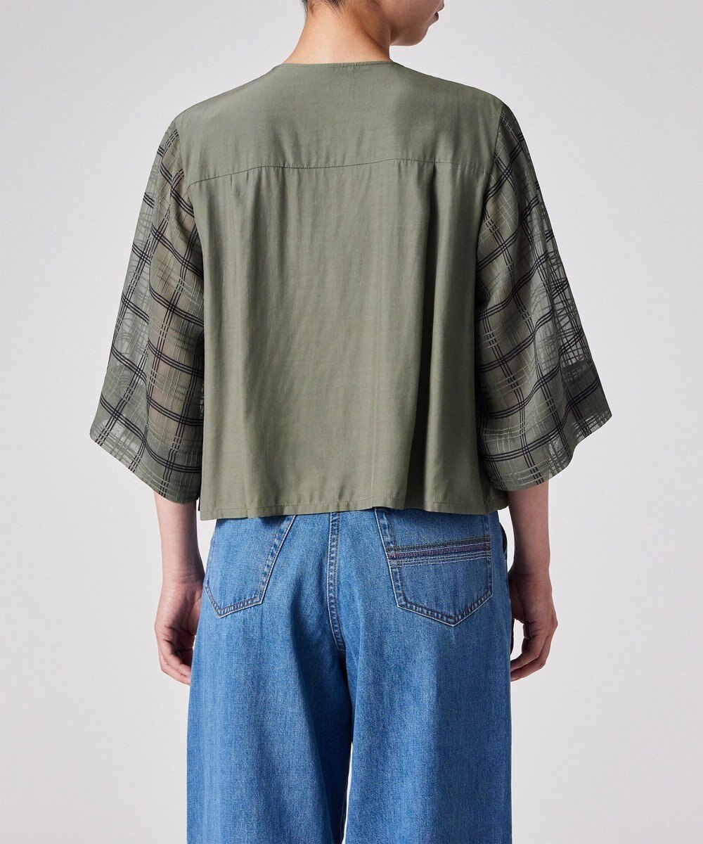 Paul Smith シアー チェック ブラウス 