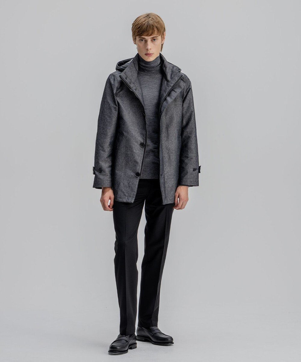 JOSEPH HOMME 新素材【4WAY】ライトラスターシャンブレー　ダウンコート 