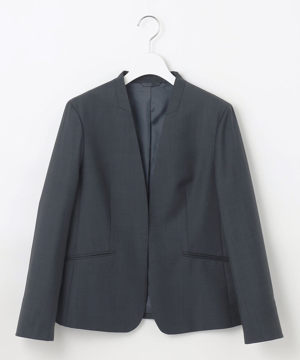 J.PRESS LADIES 【セットアップ対応】BAHARIYE ノーカラー ジャケット 