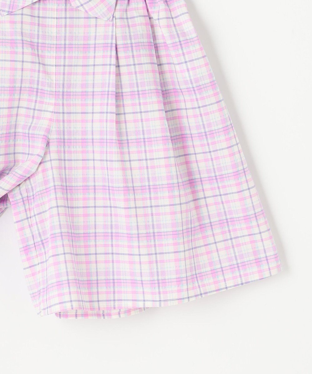 ANY KIDS チェック柄キュロット 