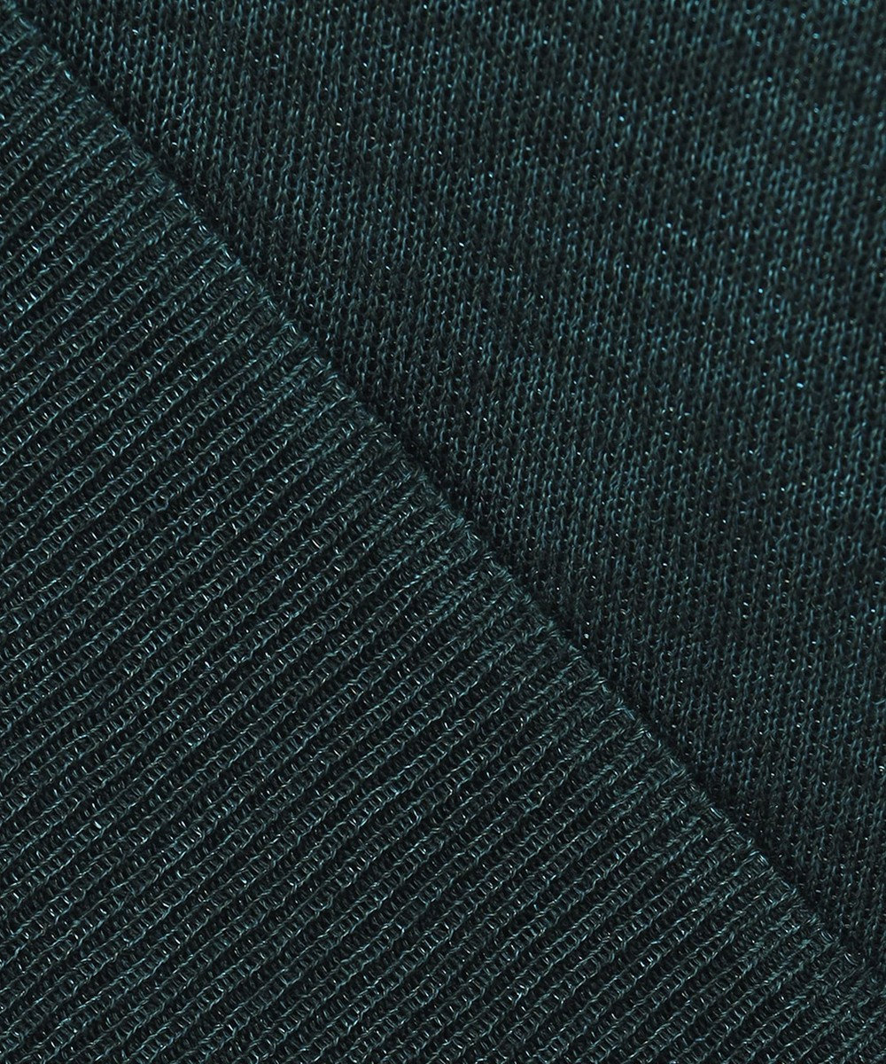 ICB 【洗える】ラメシアー モックネックニット 