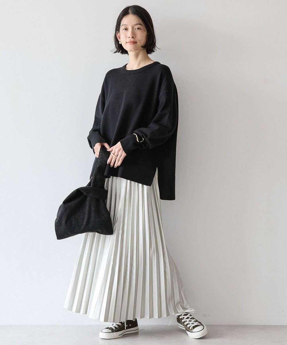 AMERICAN HOLIC フェイクレザープリーツスカート 