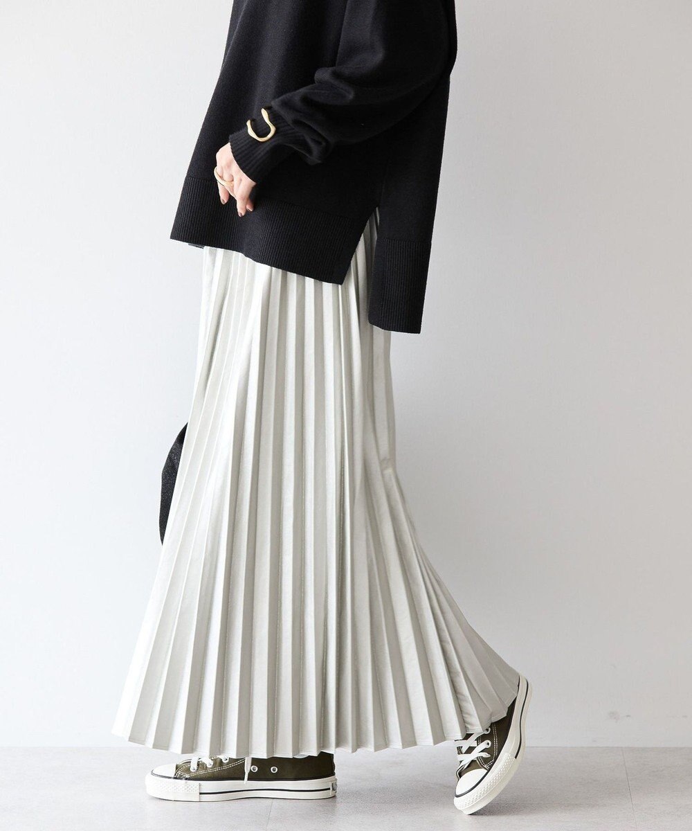 AMERICAN HOLIC フェイクレザープリーツスカート 