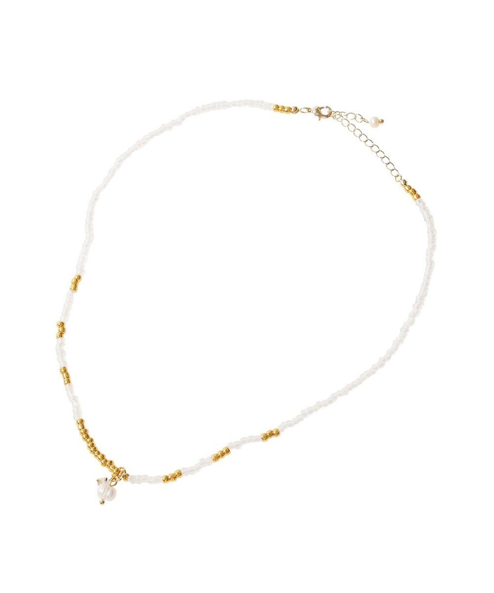 earth music&ecology 【2SET】ビーズ＆プレートネックレス 