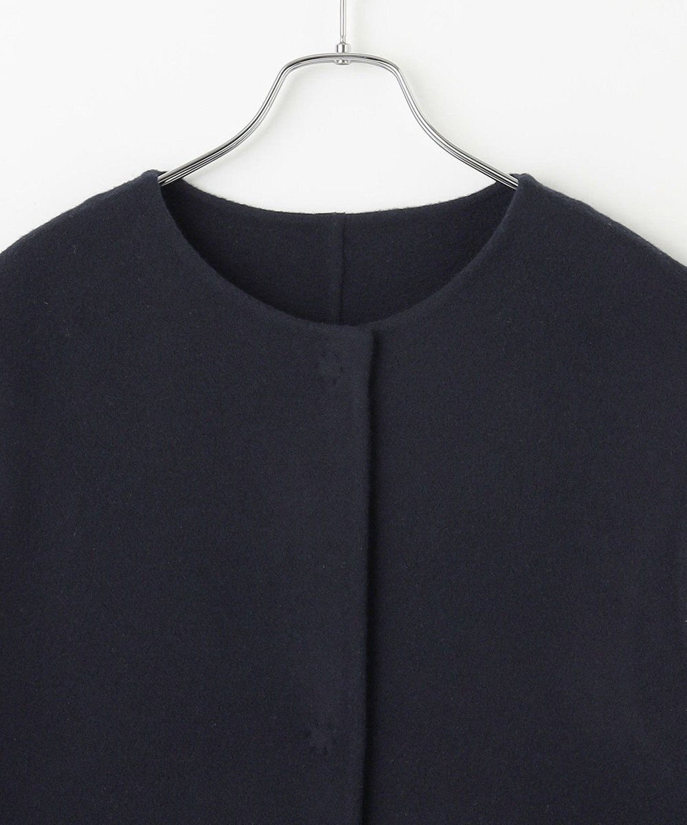 #Newans バックペプラムダブルフェイスジレ 