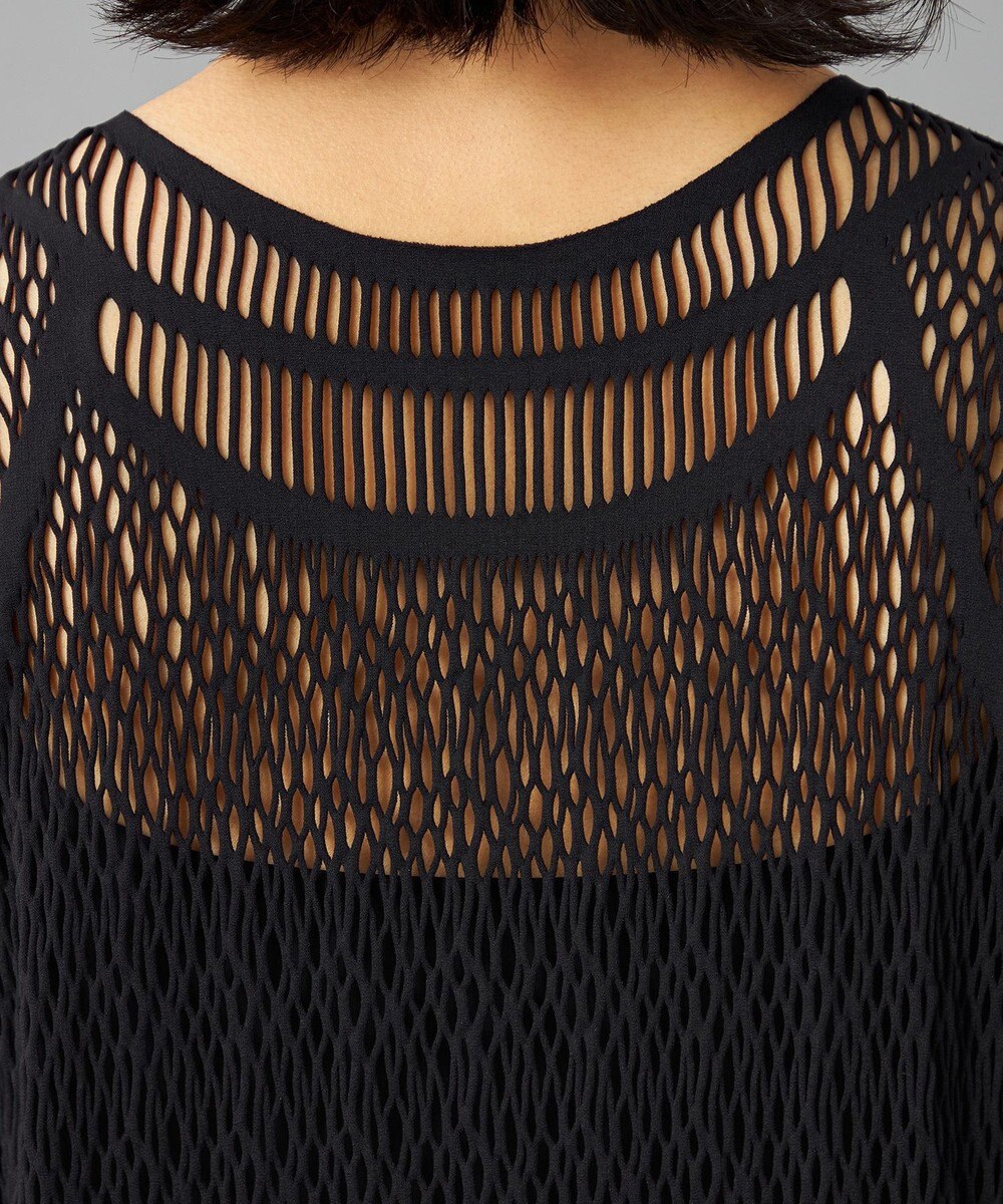 Chacott 【ノーソーイングニット】ランダムメッシュニットタンクトップ 