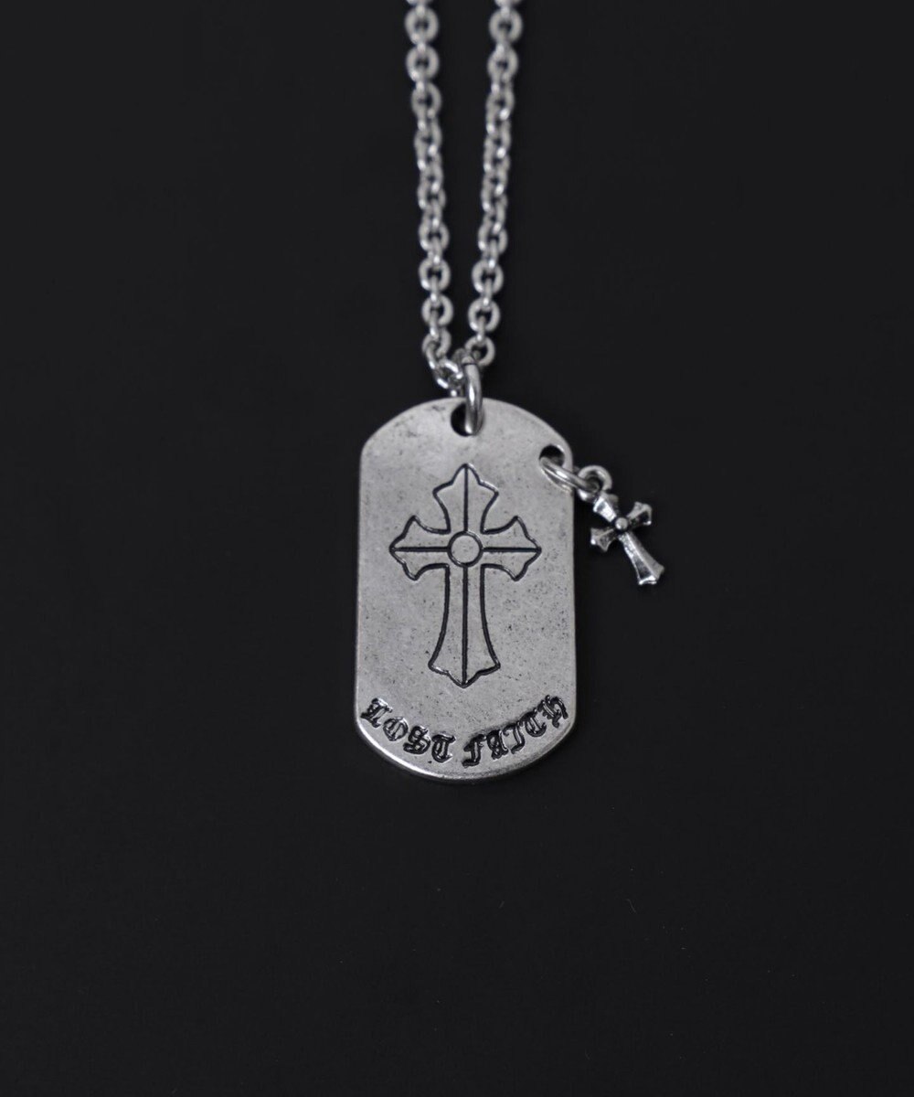 WEGO Mモチーフドッグタグネックレス 