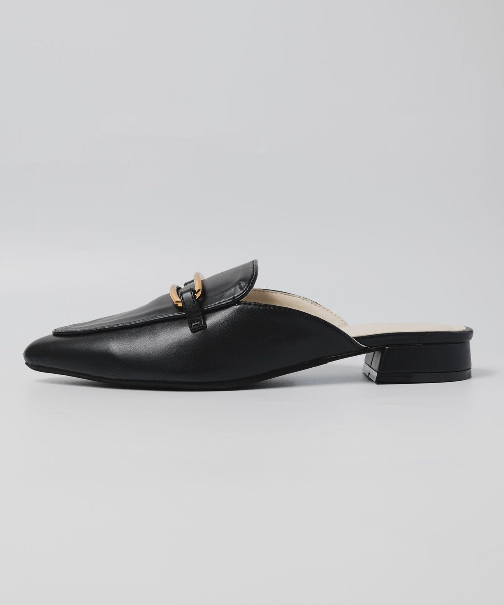 BONTRE 【PRECIEUX JOUET/プレシュウジュエ】メタルパーツポインテッドトゥミュール 