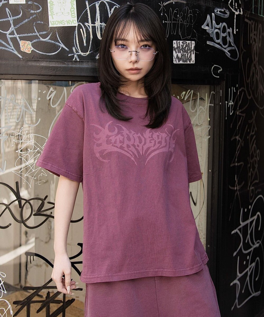 WEGO 【ユニセックス着用ITEM】ピグメントグラフィックT（SS） 