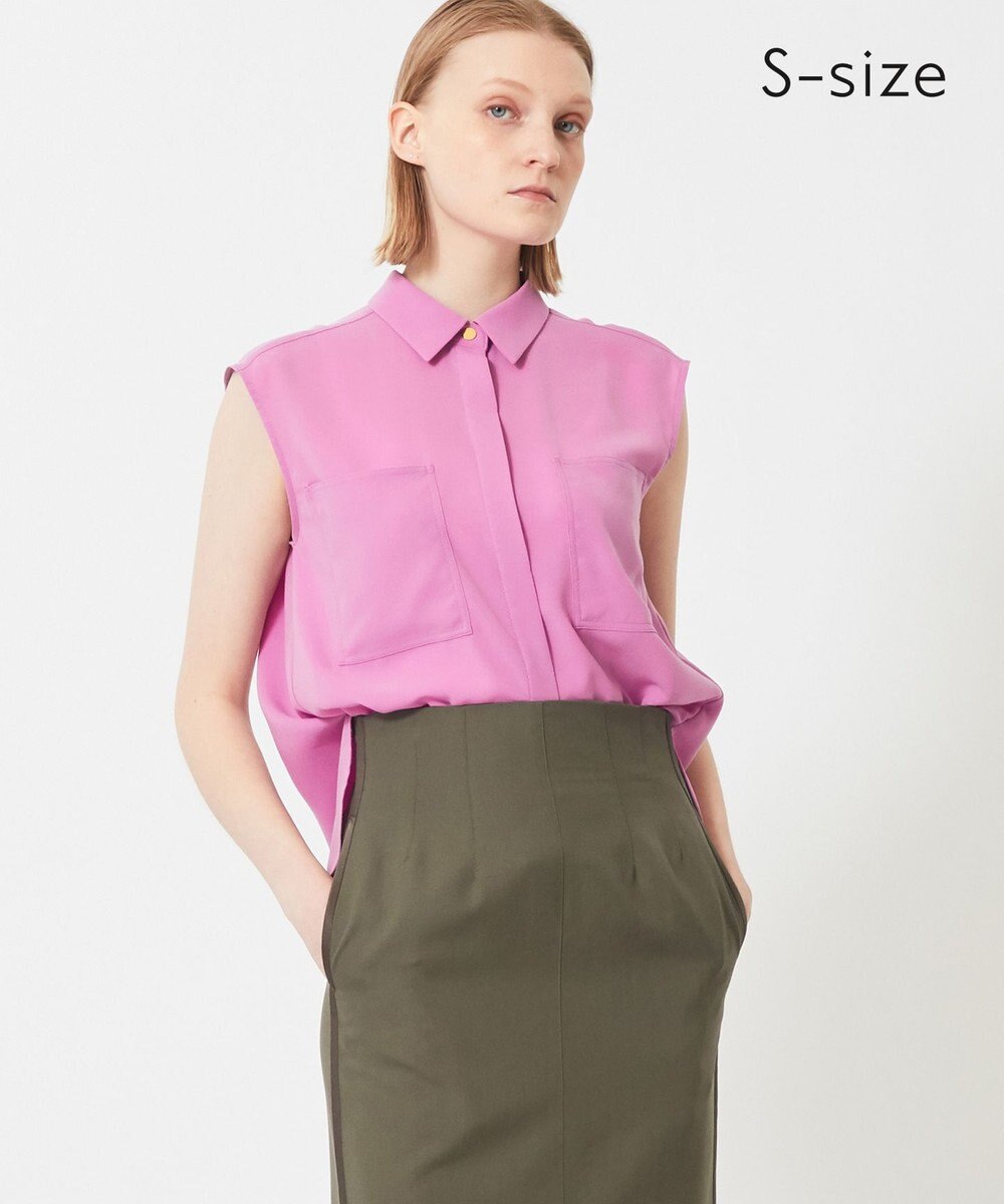 BEIGE， 【S-size】HYACINTH / ショートカラーシャツ 
