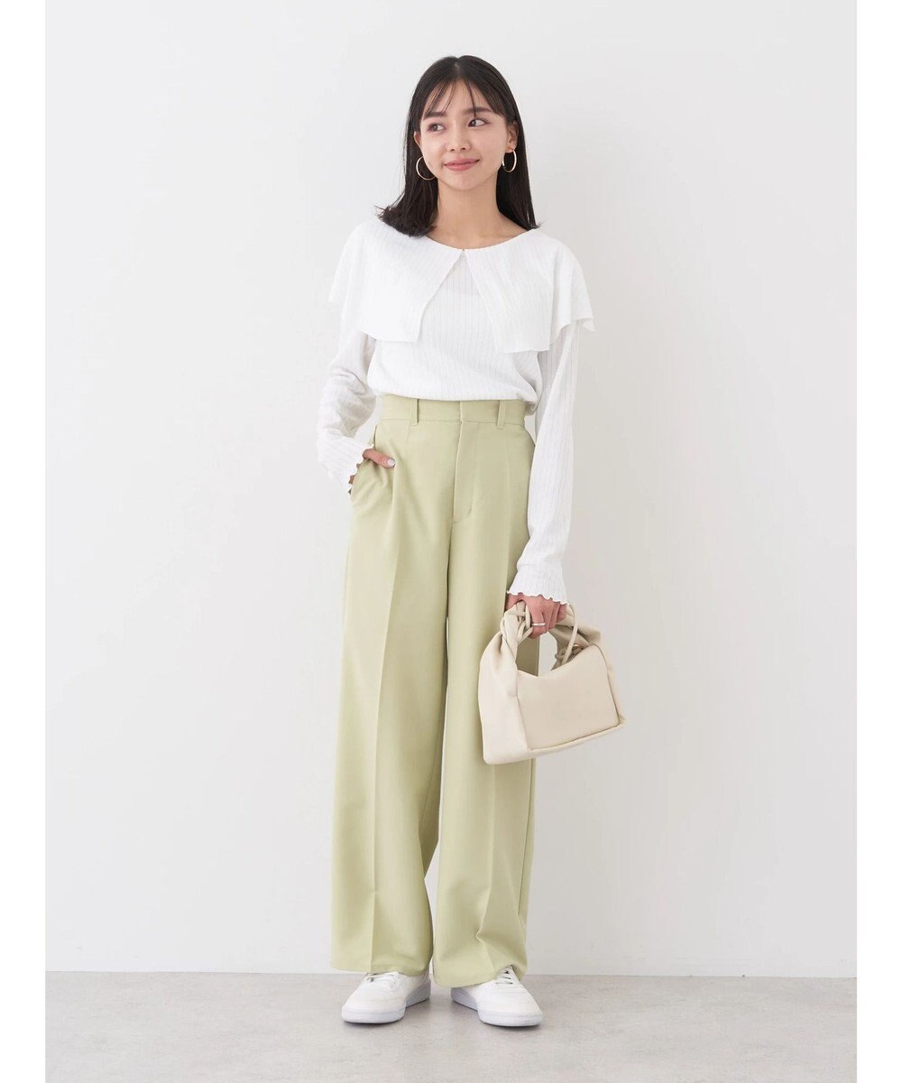 earth music&ecology Ｔ／Ｒストレートパンツ 