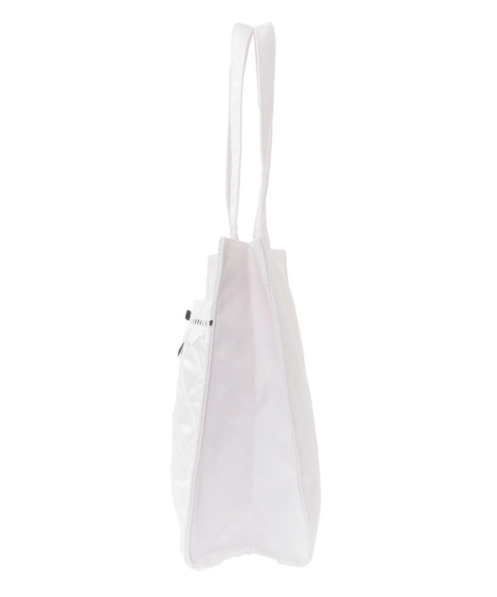 Maison de FLEUR コットンフリルスクエアトート 