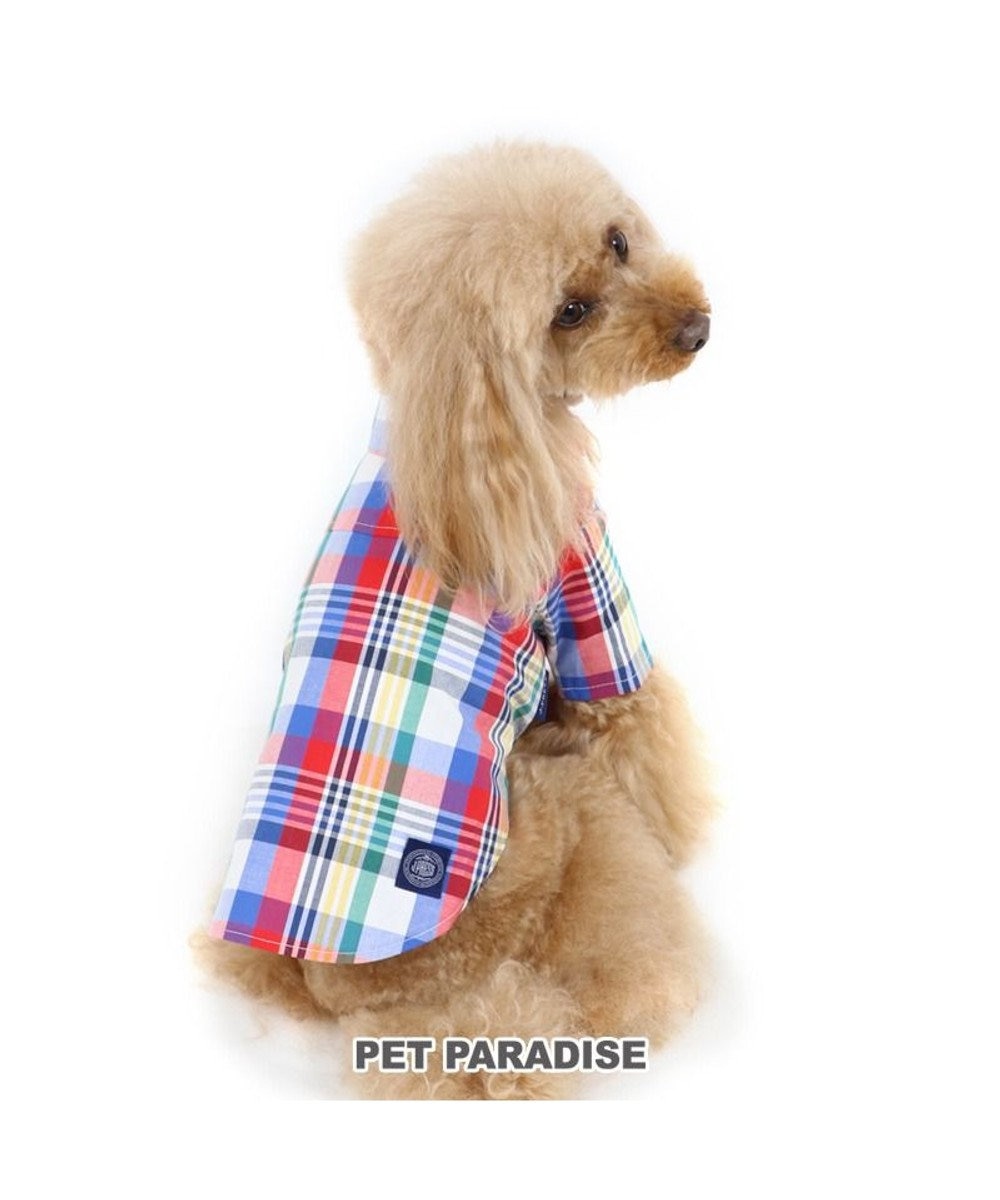 PET PARADISE 犬服 犬 服 ペットパラダイス J.PRESS マドラスチェック シャツ 〔小型犬〕 超小型犬 小型犬 マルチカラー
