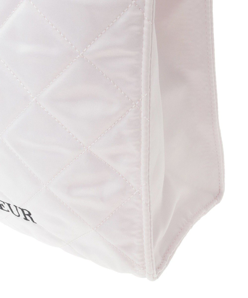 Maison de FLEUR コットンフリルスクエアトート 