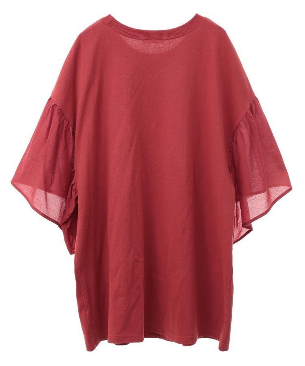 Green Parks ドッキングフレアスリーブロゴチュニック 