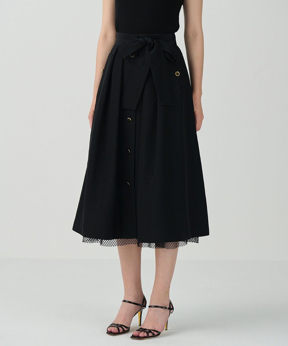 GRACE CONTINENTAL レイヤードタックスカート 